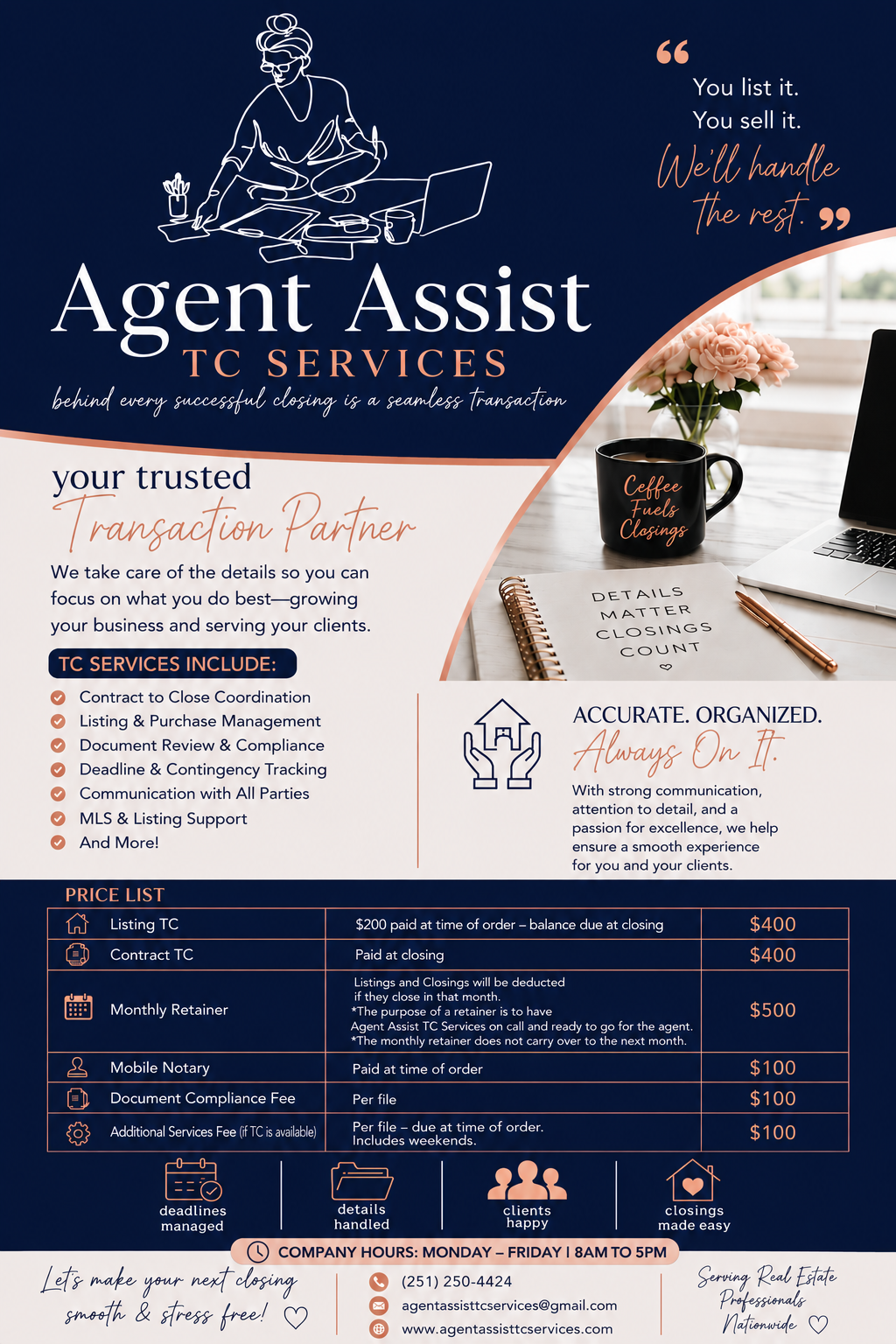 Agent Assist TC Services price list